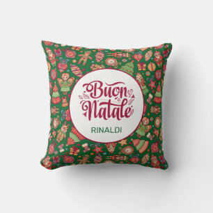 Retro God Jul Personlig Kudde