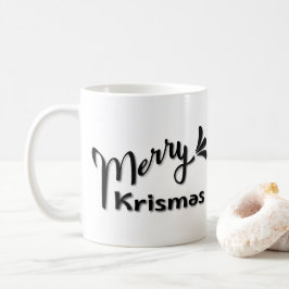 Retro God Jul Stil Kaffemugg