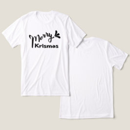 Retro God Jul Stil T Shirt