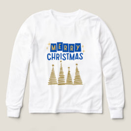 Retro god jul t shirt