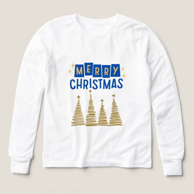 Retro god jul t shirt (Design framsida)