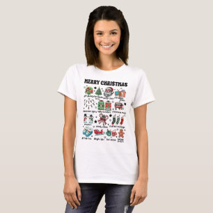 Retro God jul Trendig Gift Ideas T Shirt