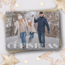 Retro God jul Typografi