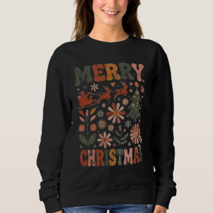 Retro God Jul Vintage Holiday Kvinnor T Shirt