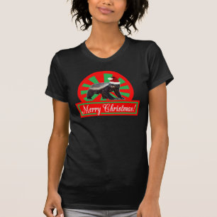 Retro god julT-tröja för honey badger Tee Shirt