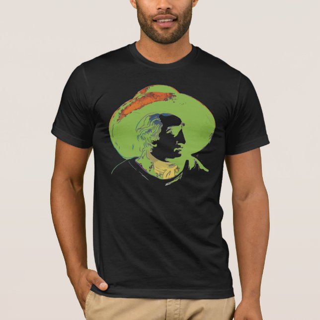 Retro Goethe för mörkar T-shirt (Framsida)