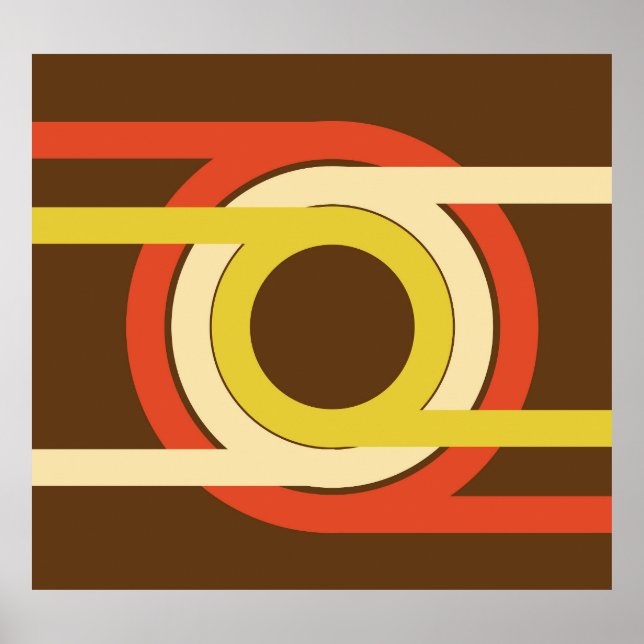 Retro Golden Ratio inspirerade till design. Poster (Framsidan)