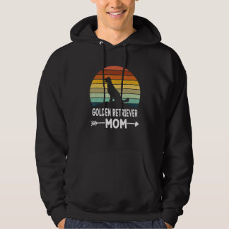 Retro Golden Retriever Mamma ger Golden Retriever Hoodie