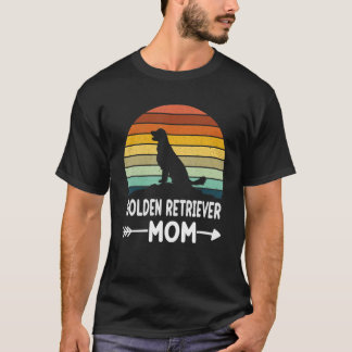 Retro Golden Retriever Mamma ger Golden Retriever T Shirt