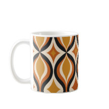 Retro Golden Waves-mugg