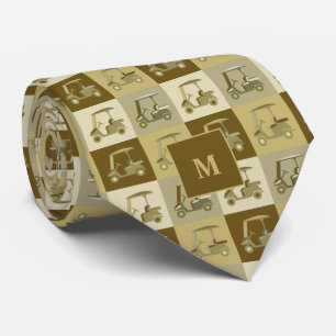 Retro Golf Cart Monogram Slips