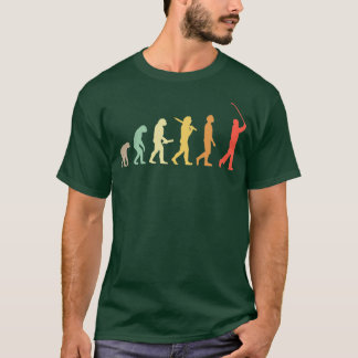 Retro Golf Evolution Gift for Golfers Golf Players T Shirt