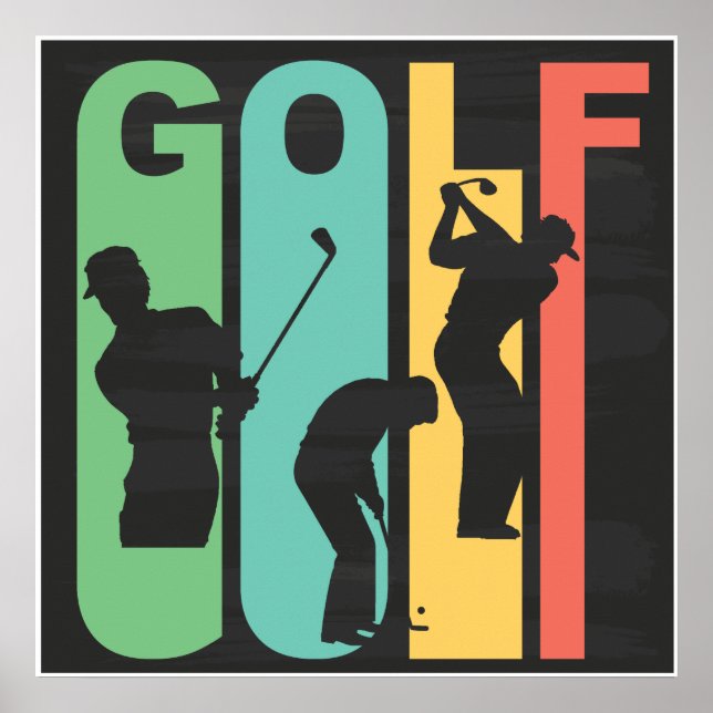 Retro Golf Poster (Framsidan)