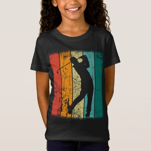 Retro Golf T Shirt (Framsida)