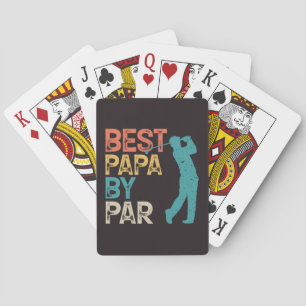 Retro Golfer - bästa Pappa efter paragraf Casinokort