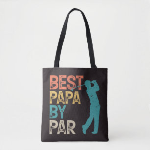 Retro Golfer - bästa Pappa efter paragraf Tygkasse
