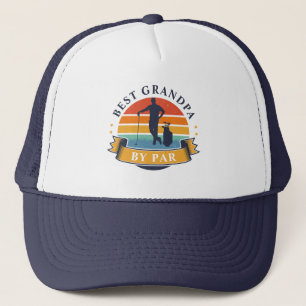 Retro Golfing Best Grandpa by Par Anpassningsbar Keps
