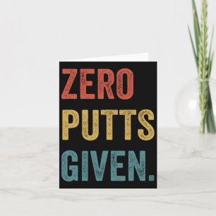 Retro Golfing Manar Golf Player Women Zero Putts G Kort