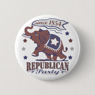 Retro GOP knäppas Knapp