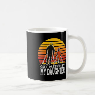 Retro Got Ped By My Daughter Funny Skiing Design  Kaffemugg