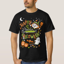 Retro Gott Halloween Söt Häxa Kittel