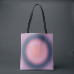 Retro Gradient Lavender Lila Lilac Abstrakt Aura Tygkasse<br><div class="desc">Övertoningskonstruktion - auraeffekt - lila / lilac/ lavender / violett övertoning.</div>