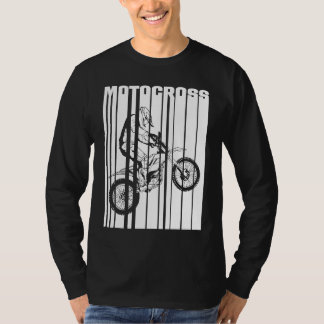 Retro Grafisk Dirt Biker Motorcykel Enduro Motocro T Shirt