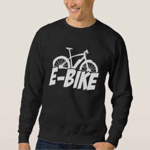 Retro Grafisk E-Cykel Mountainbike Cykling E-Cykel Lång Ärmad Tröja