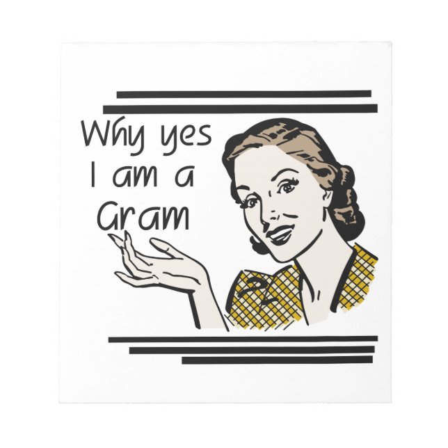 Retro Gram Gifts Anteckningsblock (Framsida)