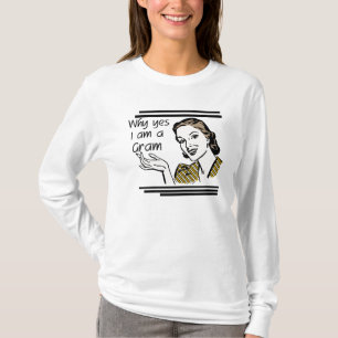 Retro gramTshirts och gåvor T-shirt