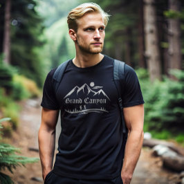 Retro Grand Canyon Hike Äventyr T Shirt