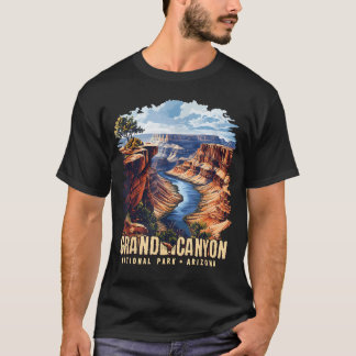 Retro Grand Canyon National T Shirt