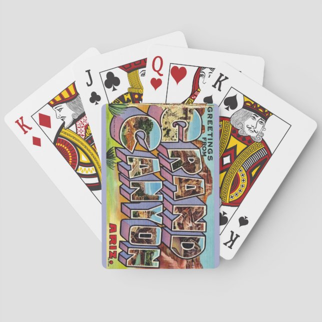 Retro Grand Canyon Playing Cards Casinokort (Baksidan)
