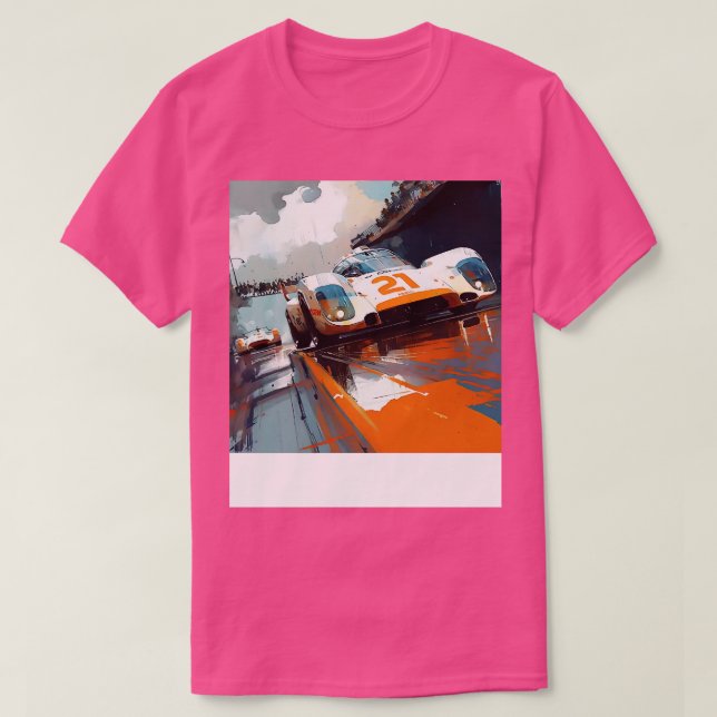 Retro Grand Prix T Shirt (Design framsida)