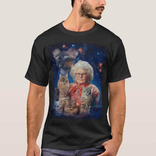 Retro Grandma T Shirt (Framsida)
