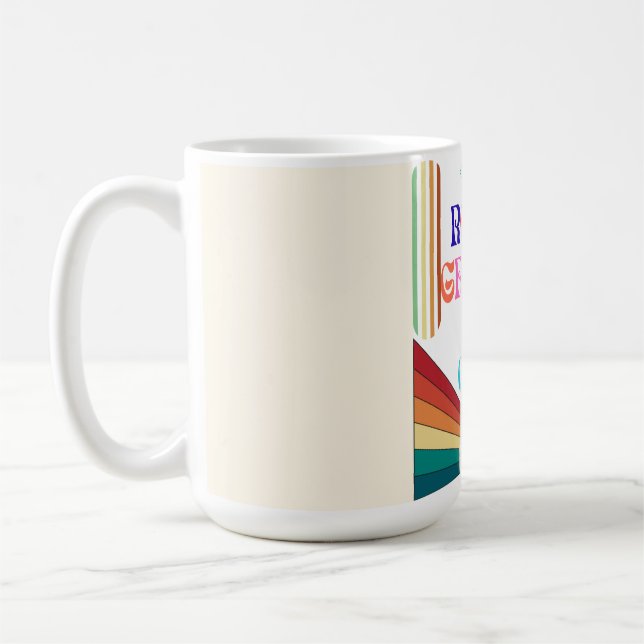 Retro Grandpa är Coola Kaffemugg (Vänster)