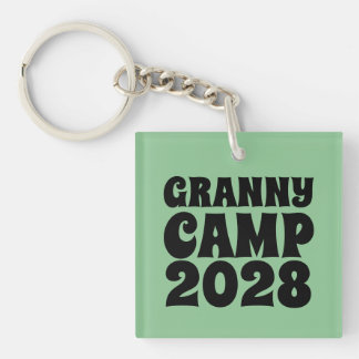 Retro Granny Camp Text Acrylic