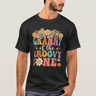 Retro Granny of Groovy One Matching Family 1 Bir T Shirt