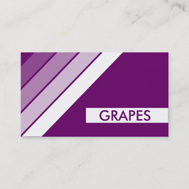 REtro GRAPES Visitkort (Framsida)