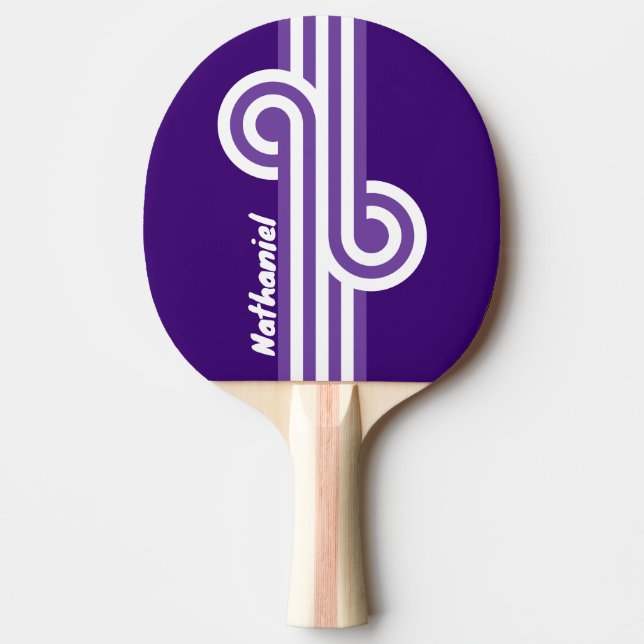 Retro Grapevine Grove Loop med namn Pingisracket (Framsidan)