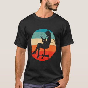 Retro Graphic Bank Clerk Bookkeeper Bank Employee T Shirt