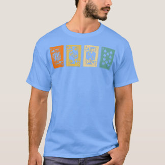 Retro Graphic Board Games Card Games Dice Game Nig T Shirt
