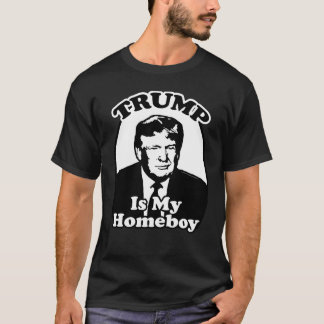Retro Graphic Donald Trump är min Homeboy T-Shirt