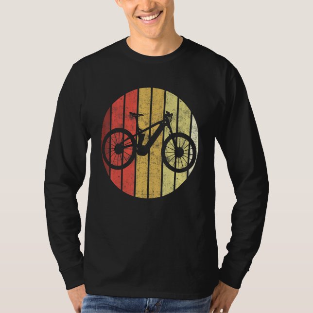 Retro Graphic E-Bike Mountainbiking Bicycle E-Bike T Shirt (Framsida)