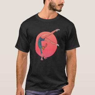 Retro Graphic Gymnast Gymnastics Acrobat Acrobat T Shirt