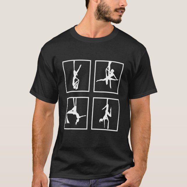 Retro Graphic Gymnast Gymnastics Acrobat Acrobat T Shirt (Framsida)