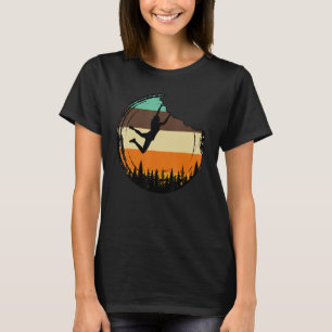 Retro Graphic klättring Bouldering Sten Kliber Mou T Shirt
