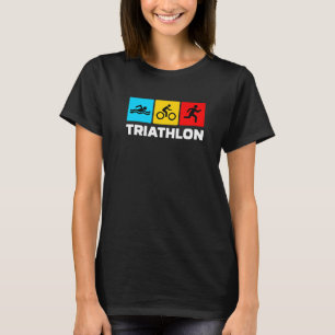 Retro Graphic Springa Bike Simma Triathlon Triathl T Shirt