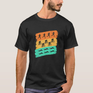 Retro Graphic Springa Bike Simma Triathlon Triathl T Shirt