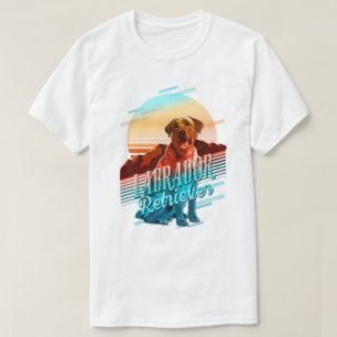 Retro Graphics Labrado Retriever Multi-Färg ID754 T Shirt